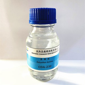 ਈਪੋਕਸੀ-ਕਿਊਰਿੰਗ ਏਜੰਟ ਲਈ ਪੋਲੀਥਰ ਅਮੀਨ D230 CAS 9046-10-0